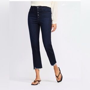 Just USA Dark Indigo Philip Slim Straight Ankle Jeans